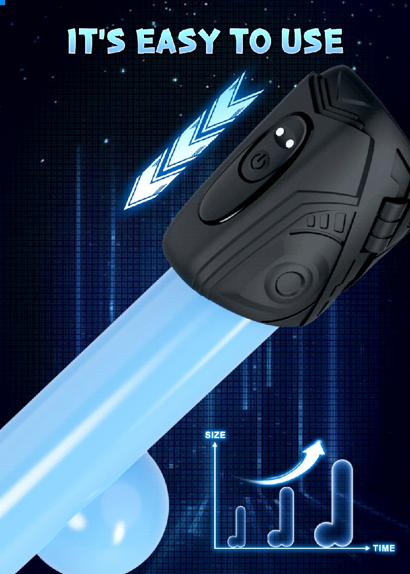 Stroker - Glans Trainer with Vibration (Silicone) 34 vibrating stroker for penis training