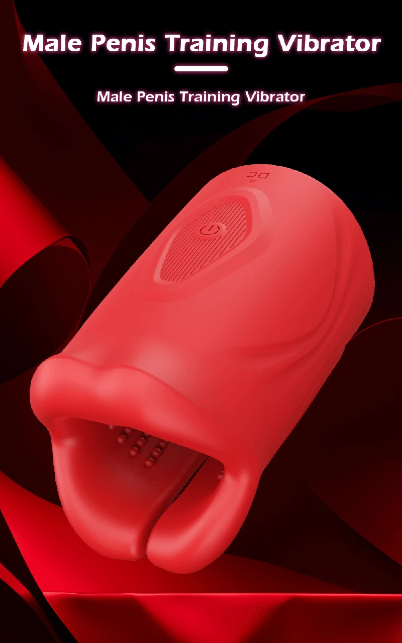 Stroker - Glans Trainer with Vibration (Silicone) 35 vibrating stroker with glans focus