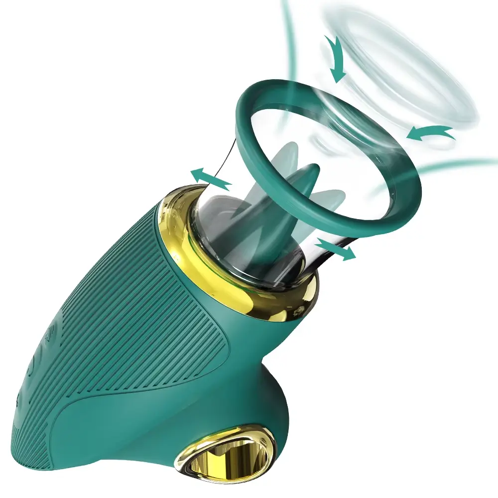 Clitoral Tongue Licking Vibrating Toy - Silicone Vibrator 42 vibrating tongue toy clitoral stimulation