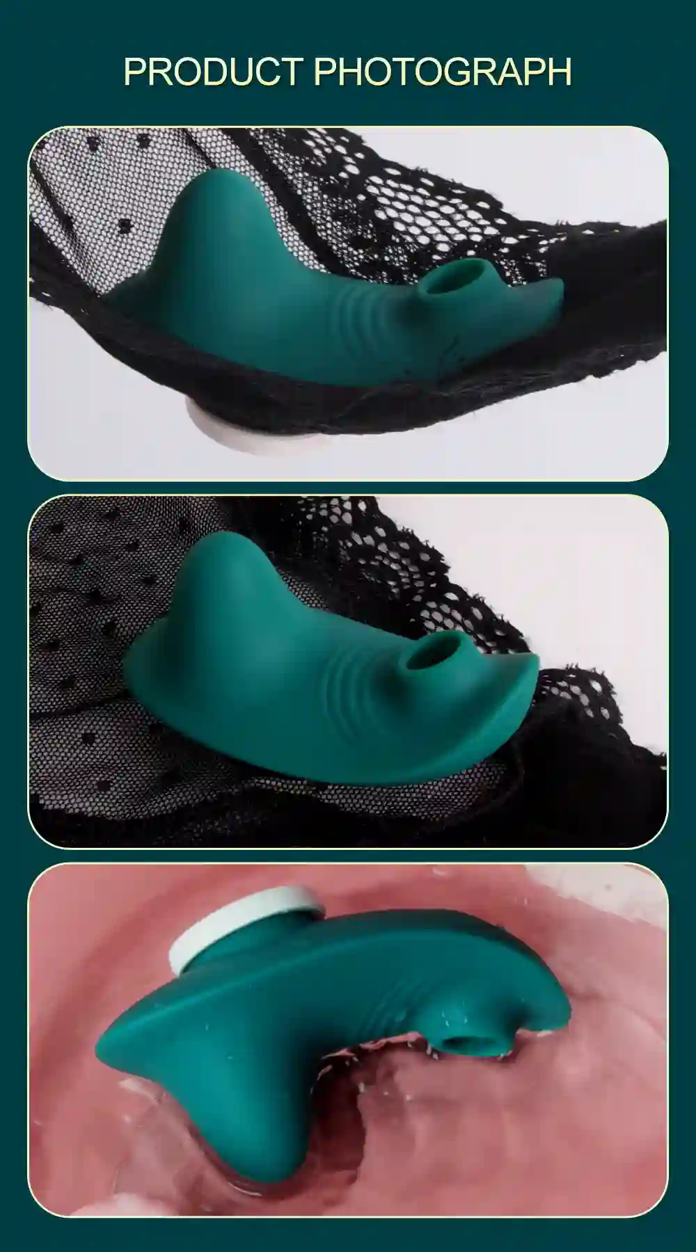 Clitoral Stimulator Panty Vibrator - App Control, Silicone 34 waterproof app controlled vibrator panty