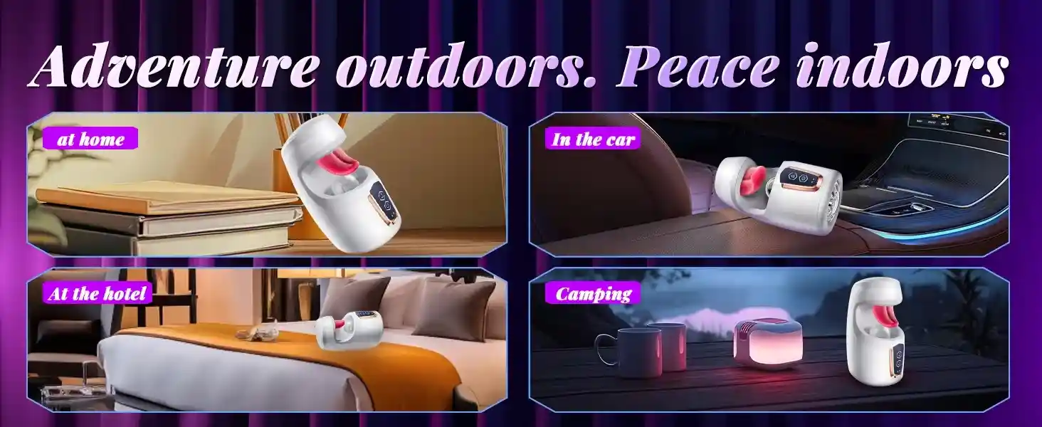 Male Masturbator Stroker - Thrusting, Tongue Licking (TPE) 11 waterproof rechargeable tongue licking stroker