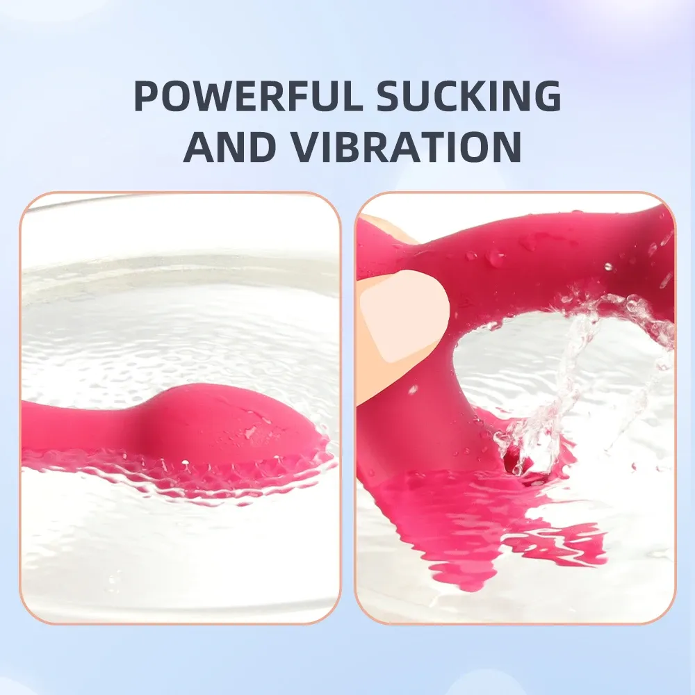 G-Spot Vibrator - App Control Clitoral Sucking Toy (Silicone) 10 waterproof sex toy app control